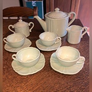 Deauville Tea set- Sage Green